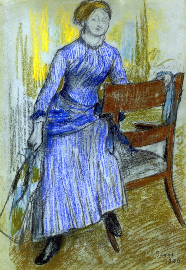 Edgar Degas Helene Rouart (Mme. Marin) - Canvas Print
