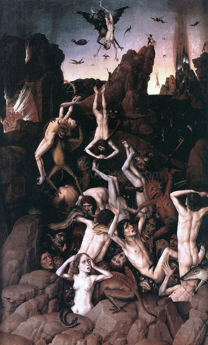 Dirck Bouts Hell - Canvas Print
