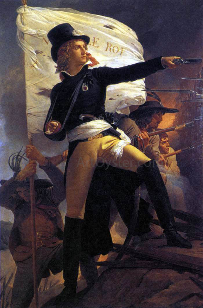 Pierre-Narcisse Guerin Henri de la Rochejaquelin - Canvas Print