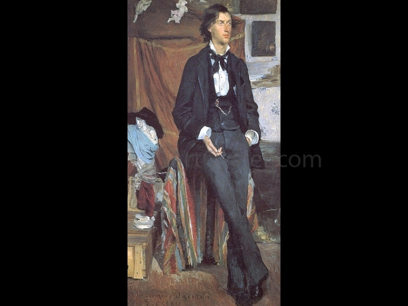 Louise Breslau Henry Davison, English Poet - Canvas Print