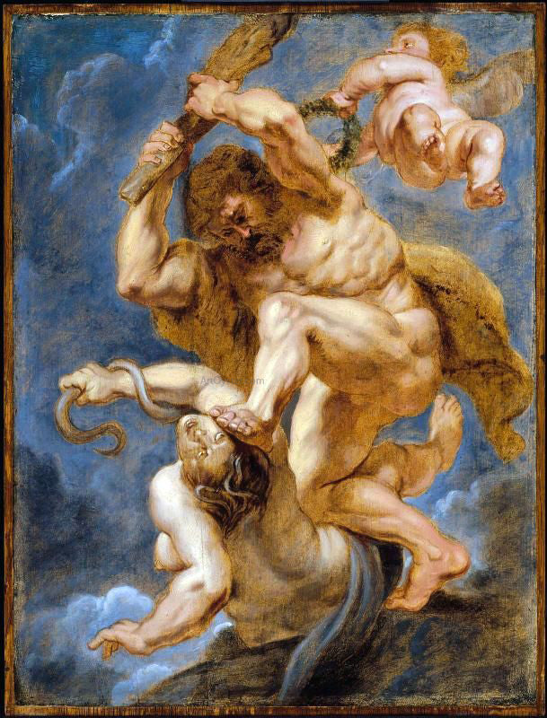 Peter Paul Rubens Hercules as Heroic Virtue Overcoming Discord - Canvas Print