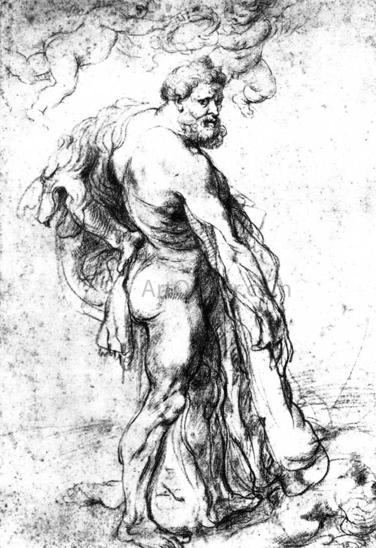 Peter Paul Rubens Hercules Crowned by Genii - Canvas Print