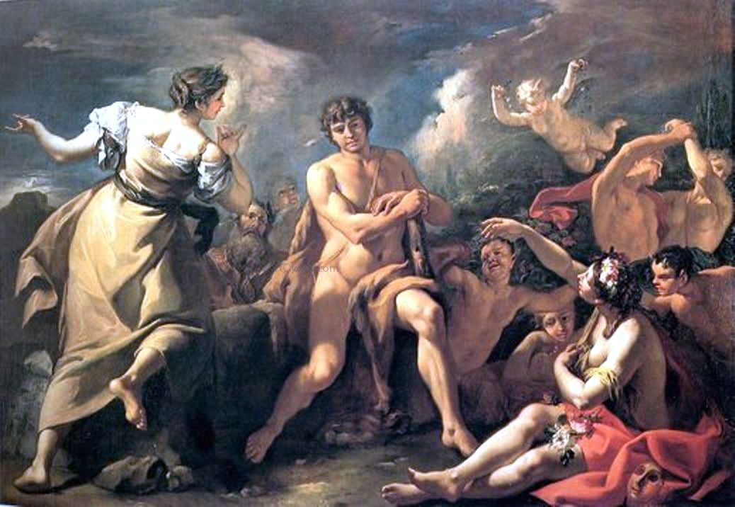 Sebastiano Ricci Hercules on the Crossroads - Canvas Print