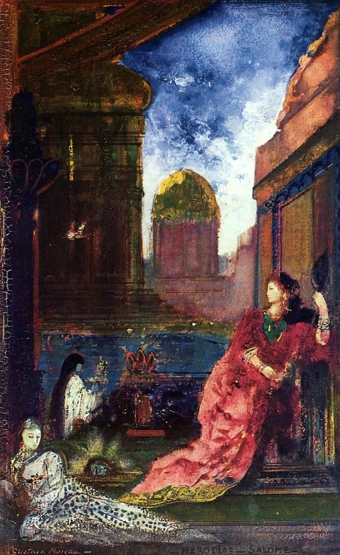 Gustave Moreau Heridias-Salome - Canvas Print