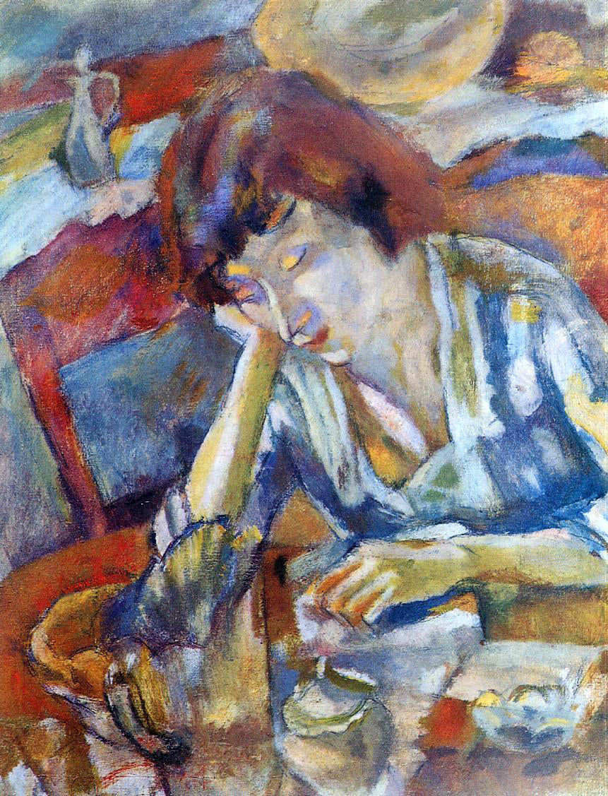 Jules Pascin Hermine - Canvas Print