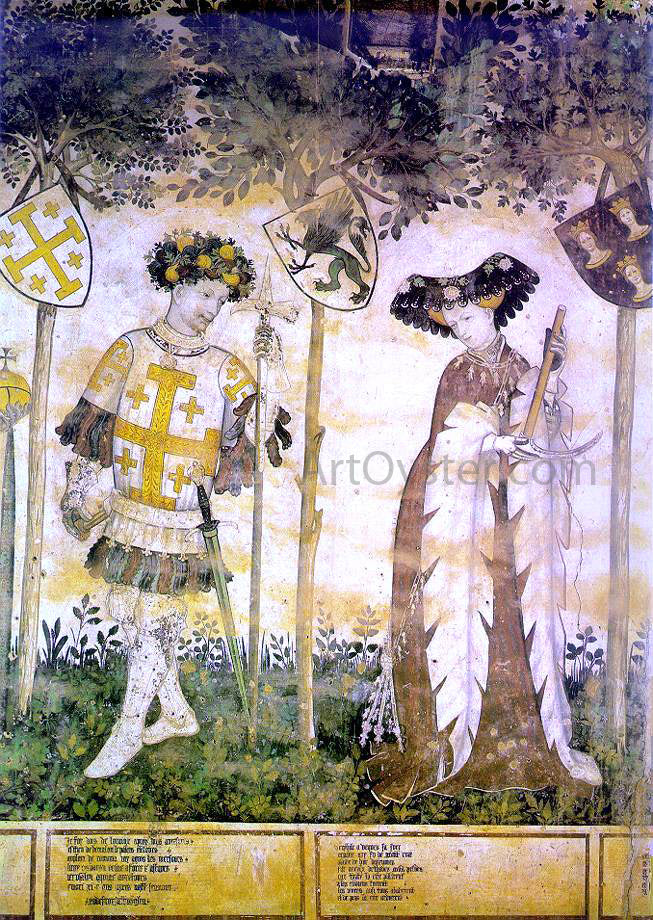Jacques Iverny Hero and Heroine (detail) - Canvas Print