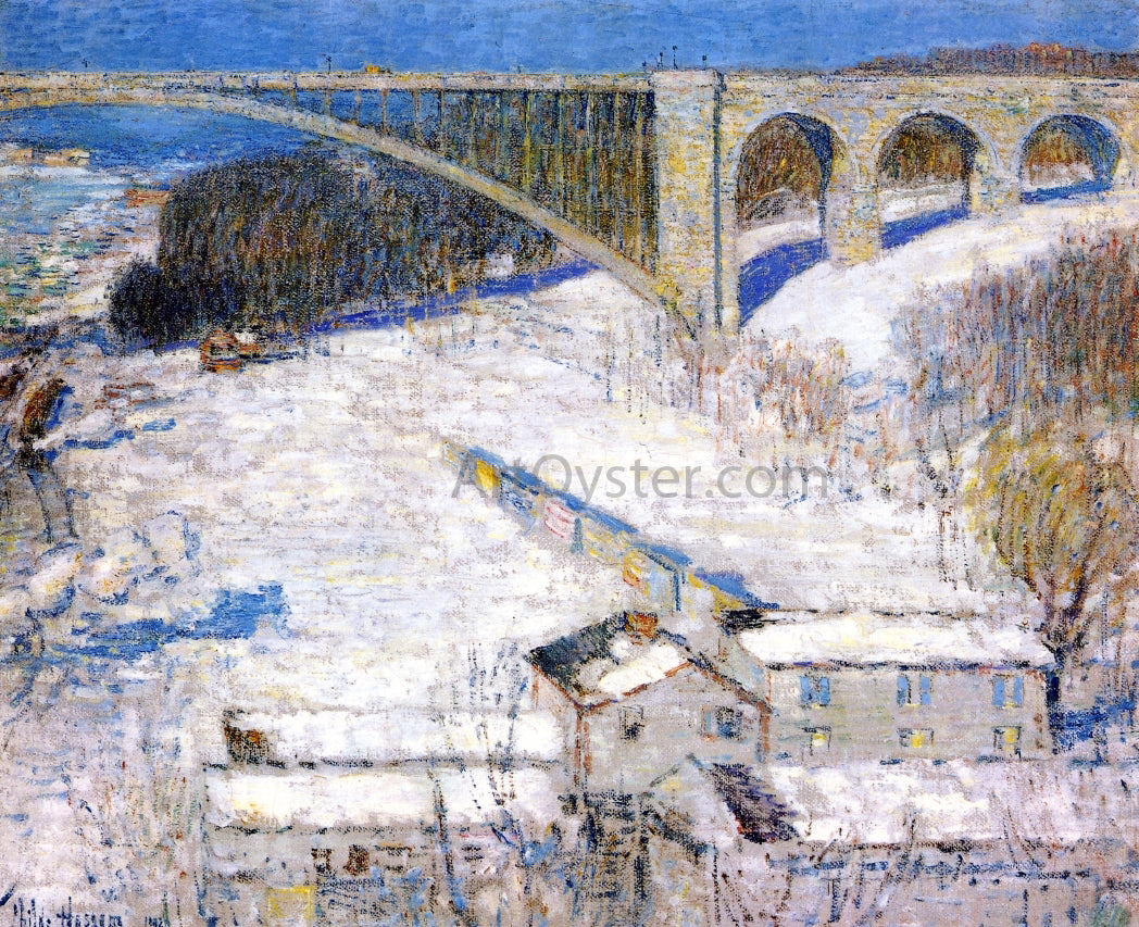 Frederick Childe Hassam High Bridge - Canvas Print