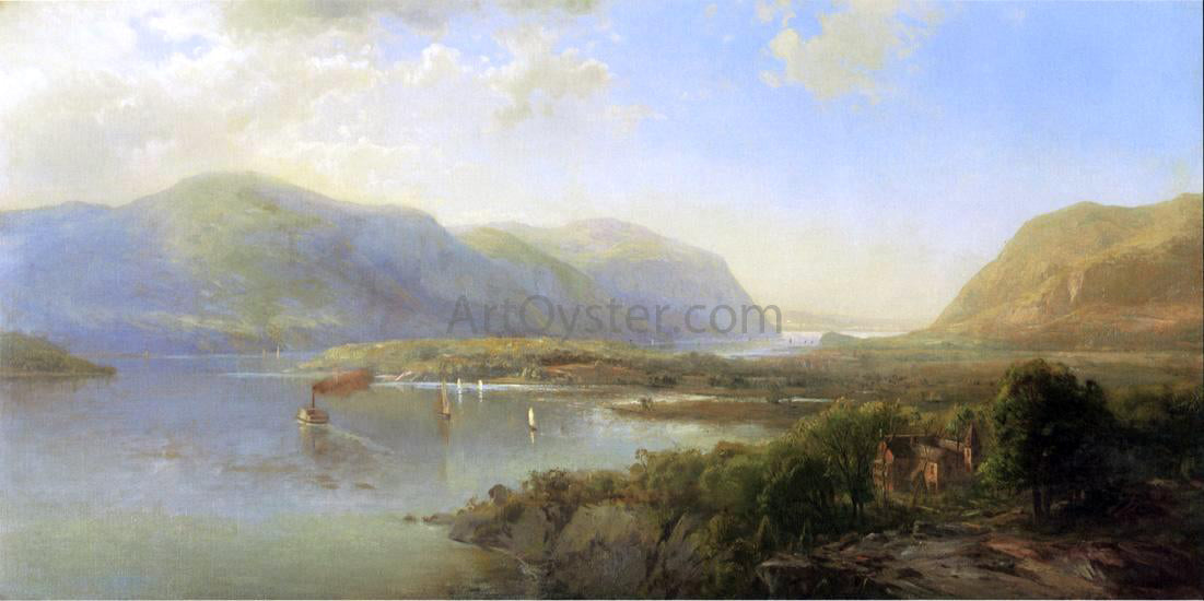 Hermann Fuechsel Highlands of the Hudson Near Westpoint - Canvas Print