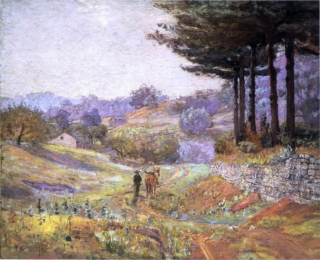 Theodore Clement Steele Hills of Vernon - Canvas Print