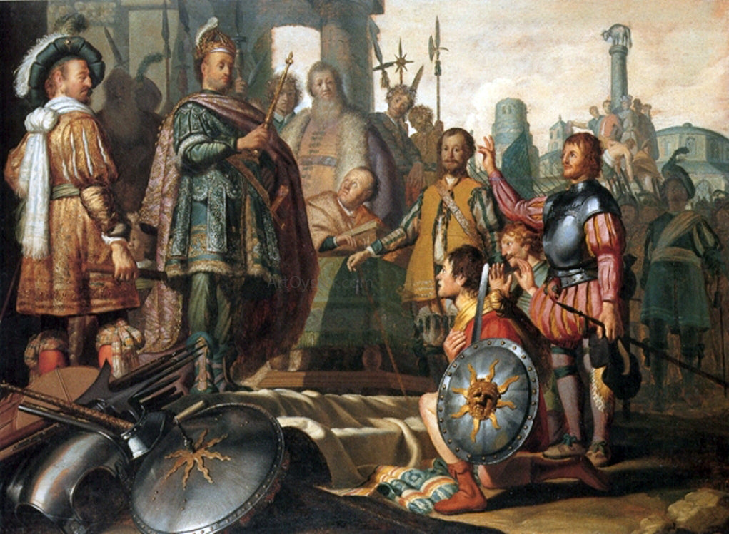 Rembrandt Van Rijn History Painting - Canvas Print