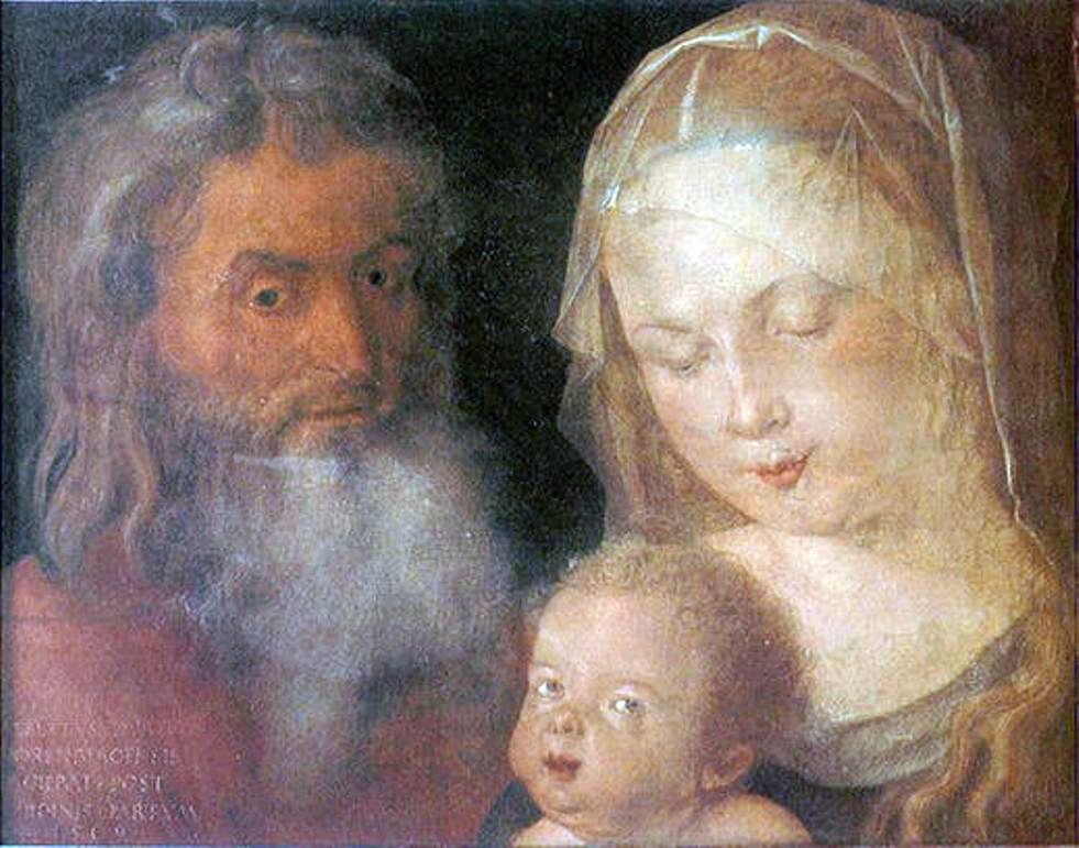 Albrecht Durer Holy Family - Canvas Print