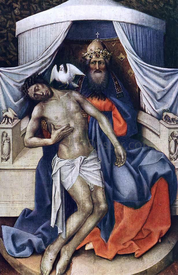 Robert Campin Holy Trinity - Canvas Print