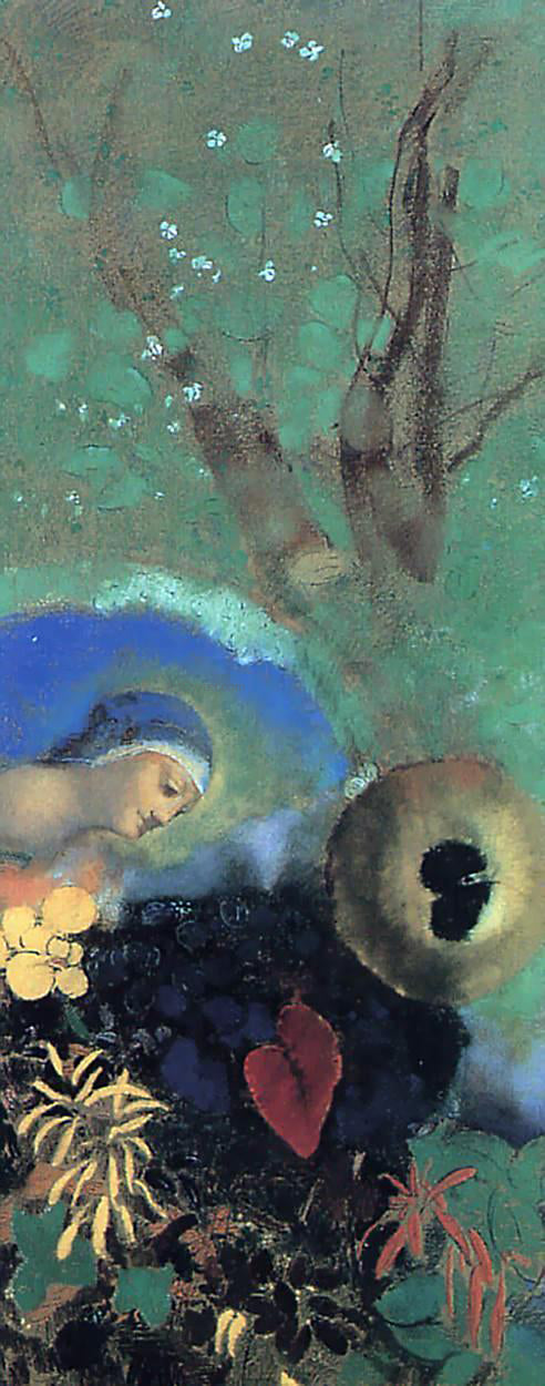 Odilon Redon Homage to Leonardo da Vinci - Canvas Print