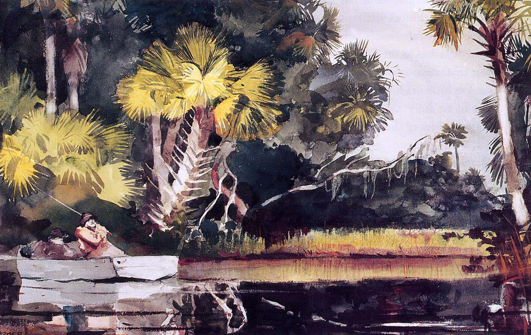 Winslow Homer Homasassa Jungle - Canvas Print