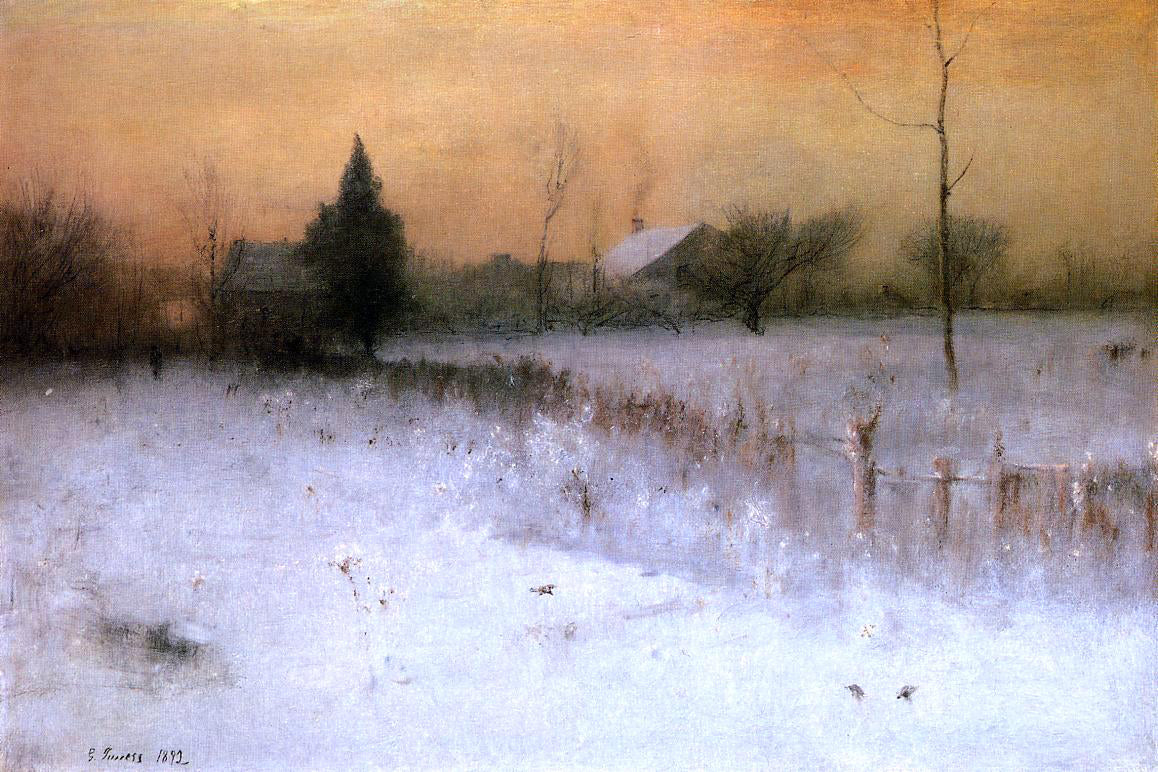 George Inness Home at Montclair - Canvas Print