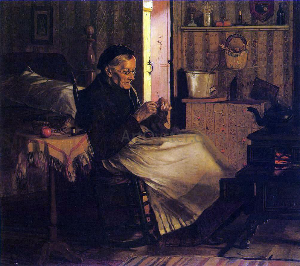 John George Brown Home Comfort - Canvas Print