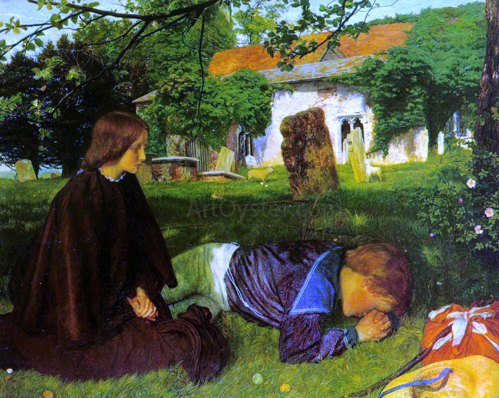 Arthur Hughes Home from Sea - Canvas Print