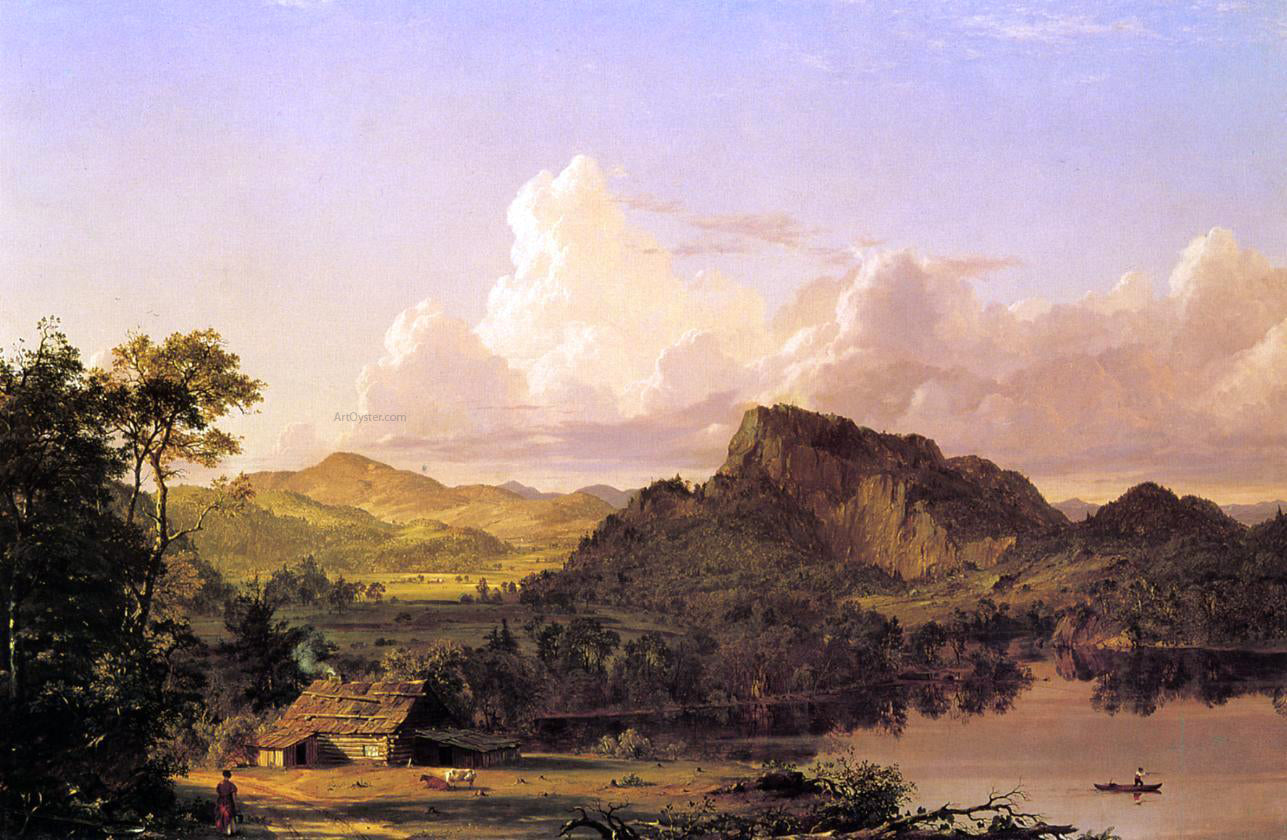Frederic Edwin Church Home of the Pioneer - Canvas Print