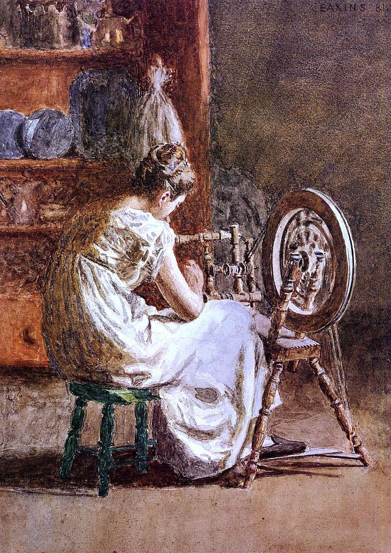 Thomas Eakins Homespun - Canvas Print