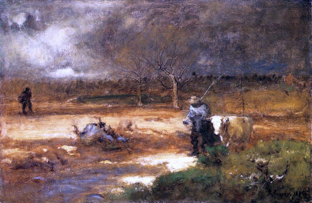 George Inness Homeward - Canvas Print
