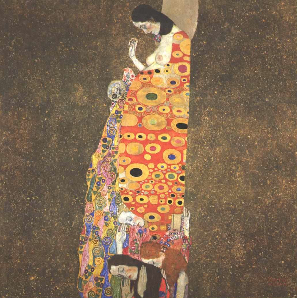 Gustav Klimt Hope II - Canvas Print