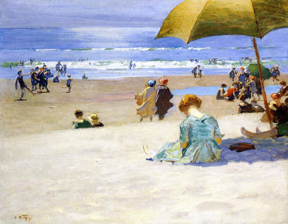 Edward Potthast Hourtide - Canvas Print