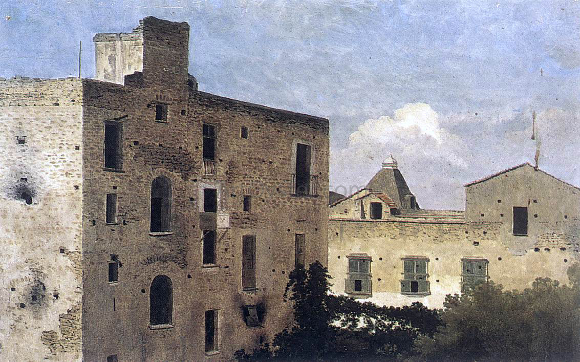 Thomas Jones Houses in Naples - Canvas Print