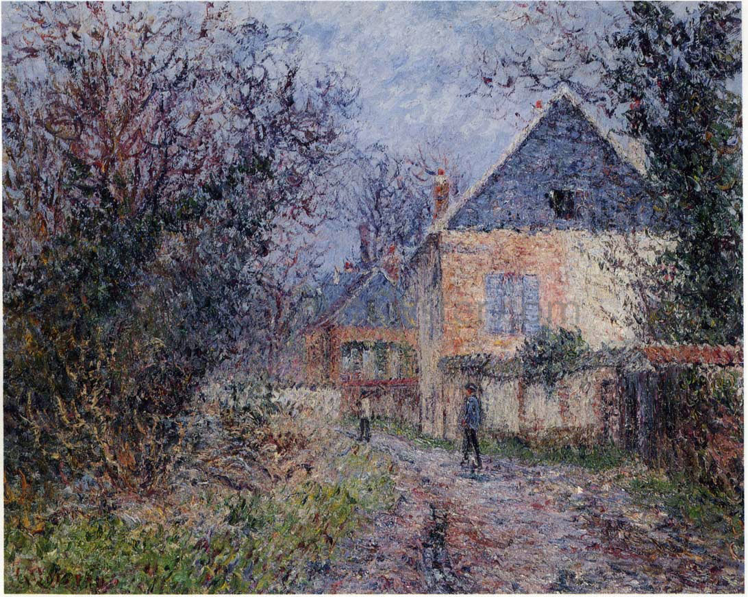 Gustave Loiseau Houses near the Eure - Canvas Print