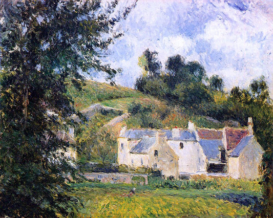 Camille Pissarro Houses of l'Hermitage, Pontoise - Canvas Print