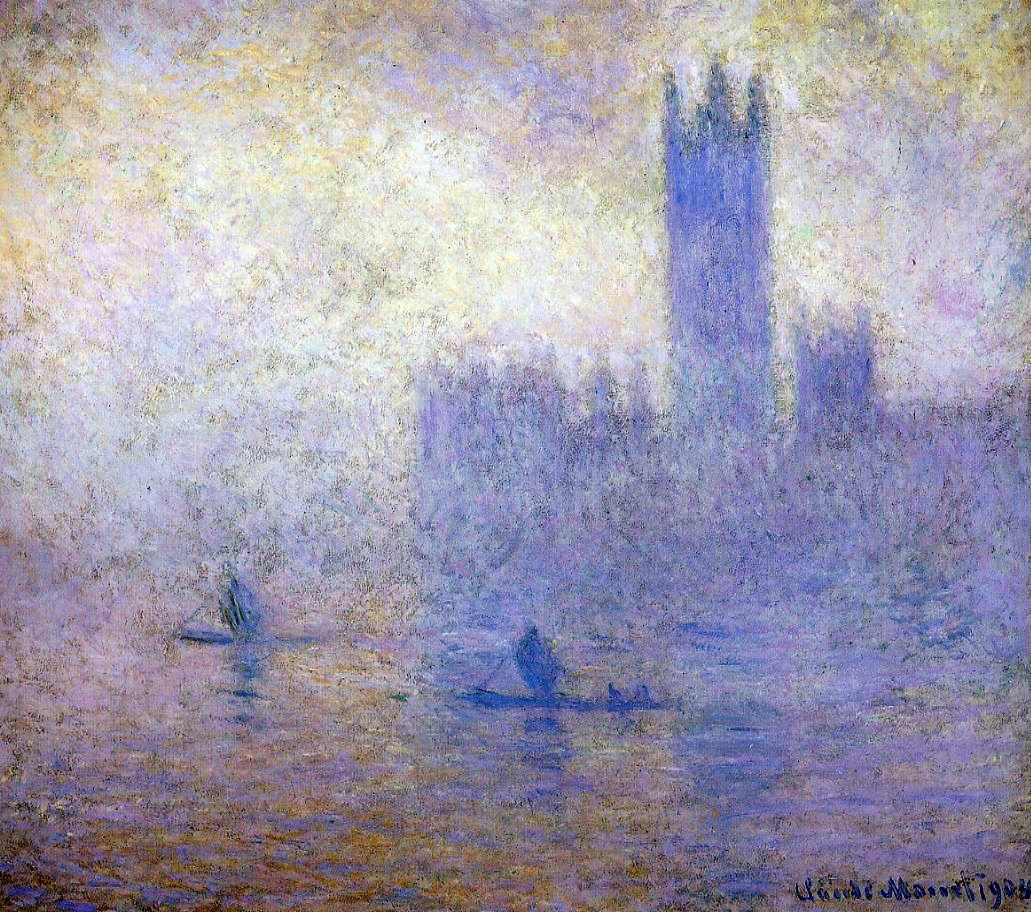 Claude Oscar Monet Houses of Parliament, Fog Effect - Canvas Print