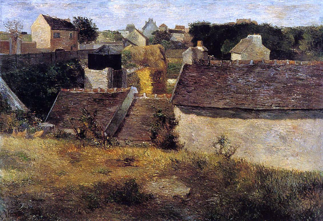 Paul Gauguin Houses, Vaugirard - Canvas Print