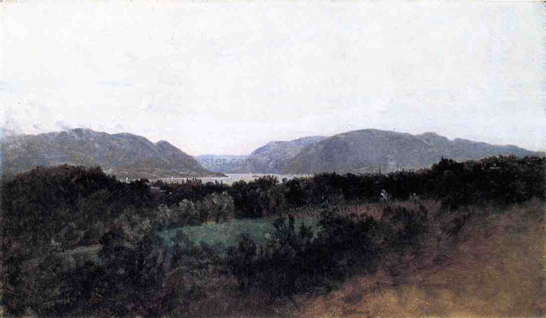John Frederick Kensett Hudson River - Canvas Print