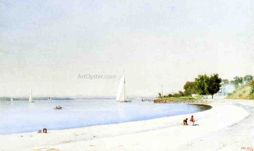 John William Hill Hudson River at Caldwell - Canvas Print