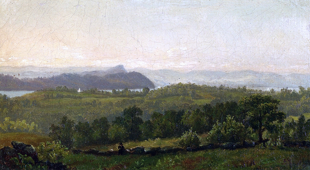 John Frederick Kensett Hudson River Looking Towards Haverstraw - Canvas Print