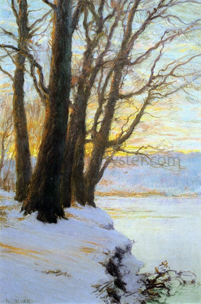 Walter Launt Palmer Hudson River Sunset - Canvas Print