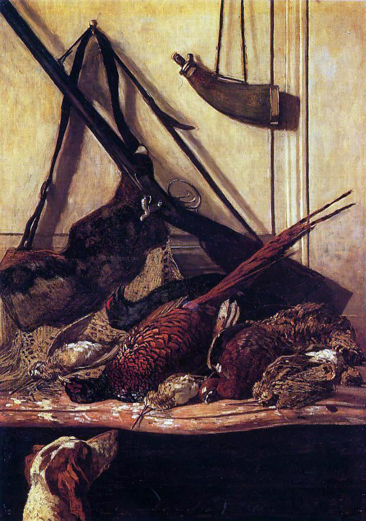 Claude Oscar Monet Hunting Trophy - Canvas Print