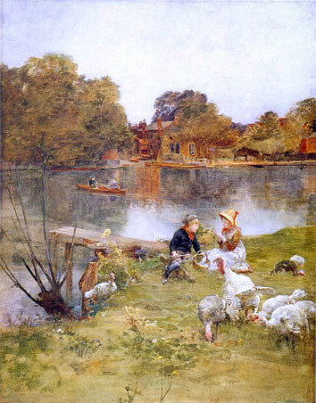 Luigi Chialiva I Guardiani de Tacchini - Canvas Print