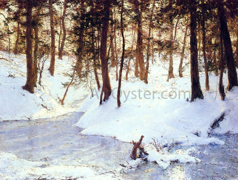 Walter Launt Palmer Ice in the Glen - Canvas Print