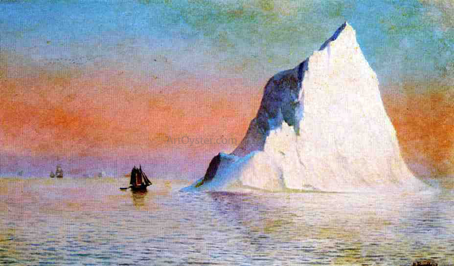 William Bradford Icebergs - Canvas Print