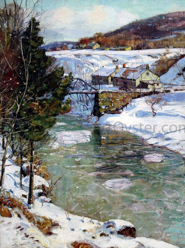 George Gardner Symons An Icy Winter - Canvas Print
