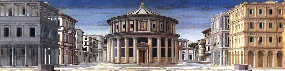 Piero Della Francesca Ideal City - Canvas Print