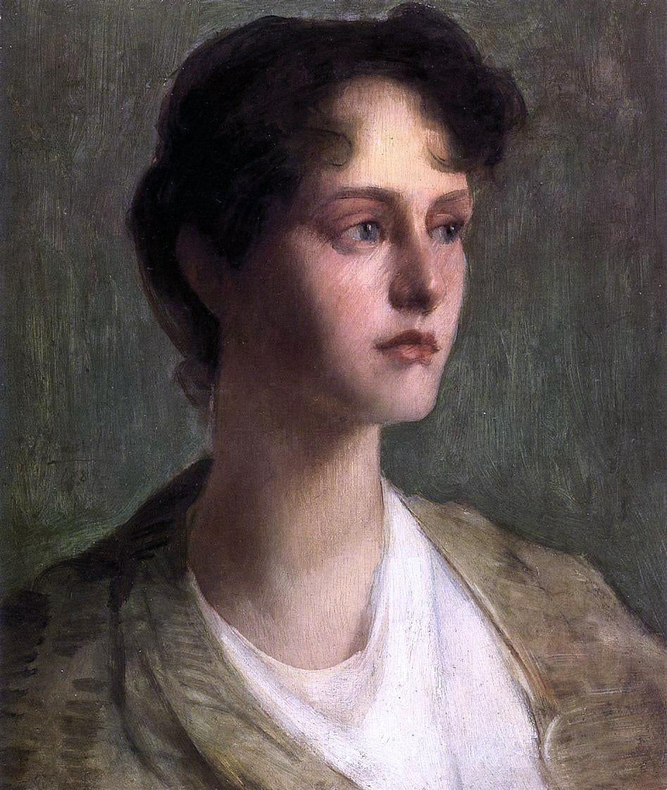 Julian Alden Weir Ideal Head - Canvas Print