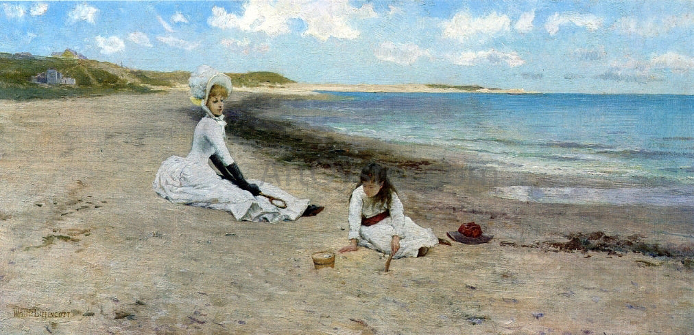 William H Lipincott Idle Hours - Canvas Print