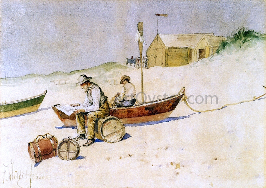 Frederick Childe Hassam Idle Hours - Canvas Print