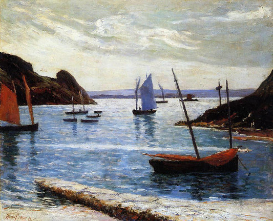 Maxime Maufra Ile de Brehat - Canvas Print