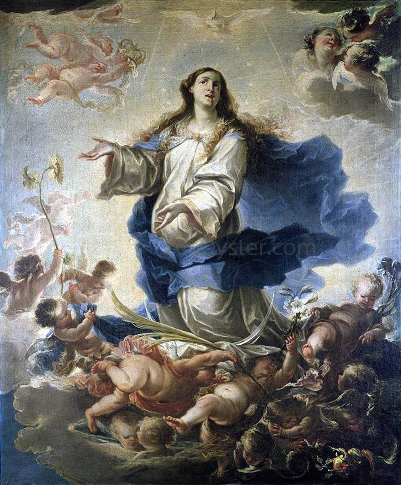 Francisco De Solis Immaculate Conception - Canvas Print