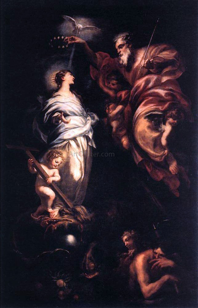Domenico Piola Immaculate Conception - Canvas Print