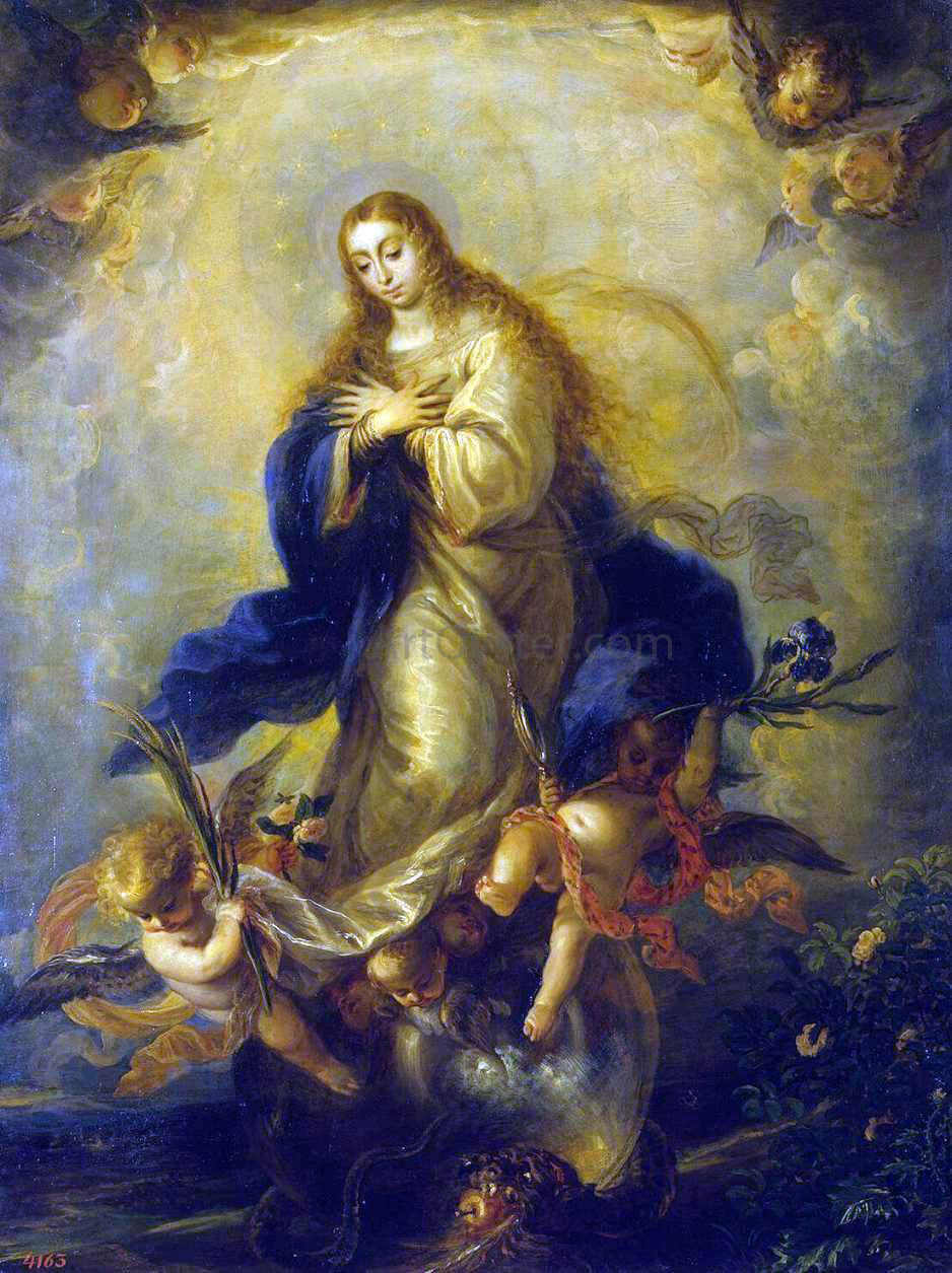 The Younger Mateo Cerezo Immaculate Conception - Canvas Print