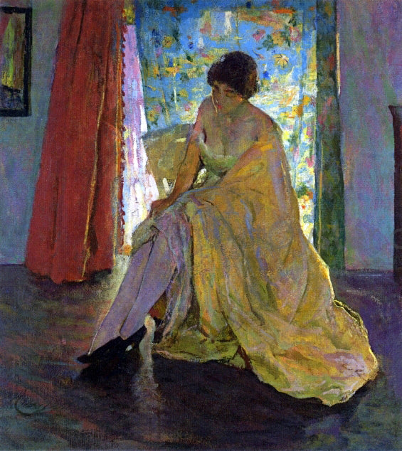 Charles Webster Hawthorne Impressionist Figure - Canvas Print