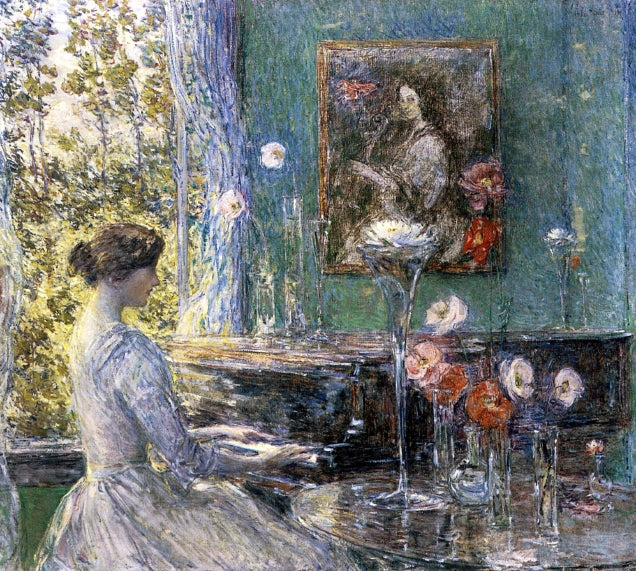 Theodore Robinson Improvisation - Canvas Print